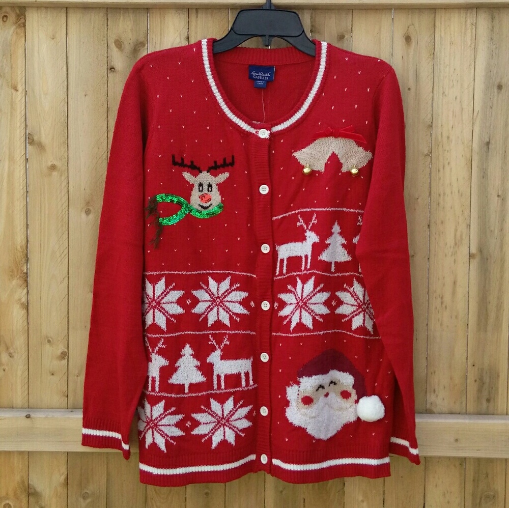 Gloria Vanderbilt Christmas Sweater